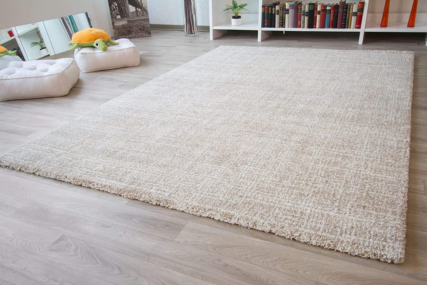 Designerteppich Nancy, Farbe: beige creme, Größe: 80x150 cm Bild 1