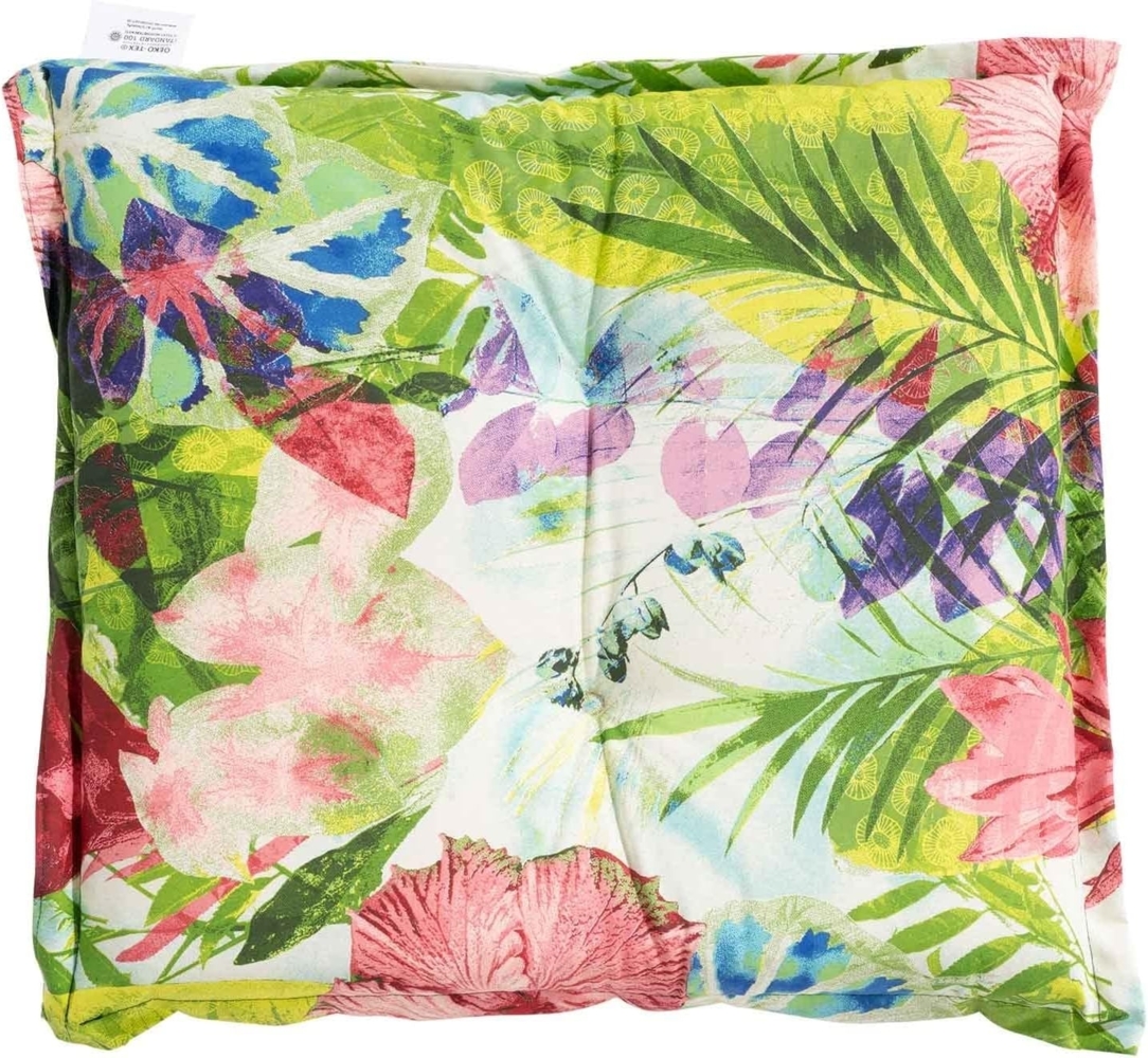 GO-DE Hockerauflage FRUTTANA, B 50 x L 50 cm, Mehrfarbig, Sitzauflage für Hocker Bild 1