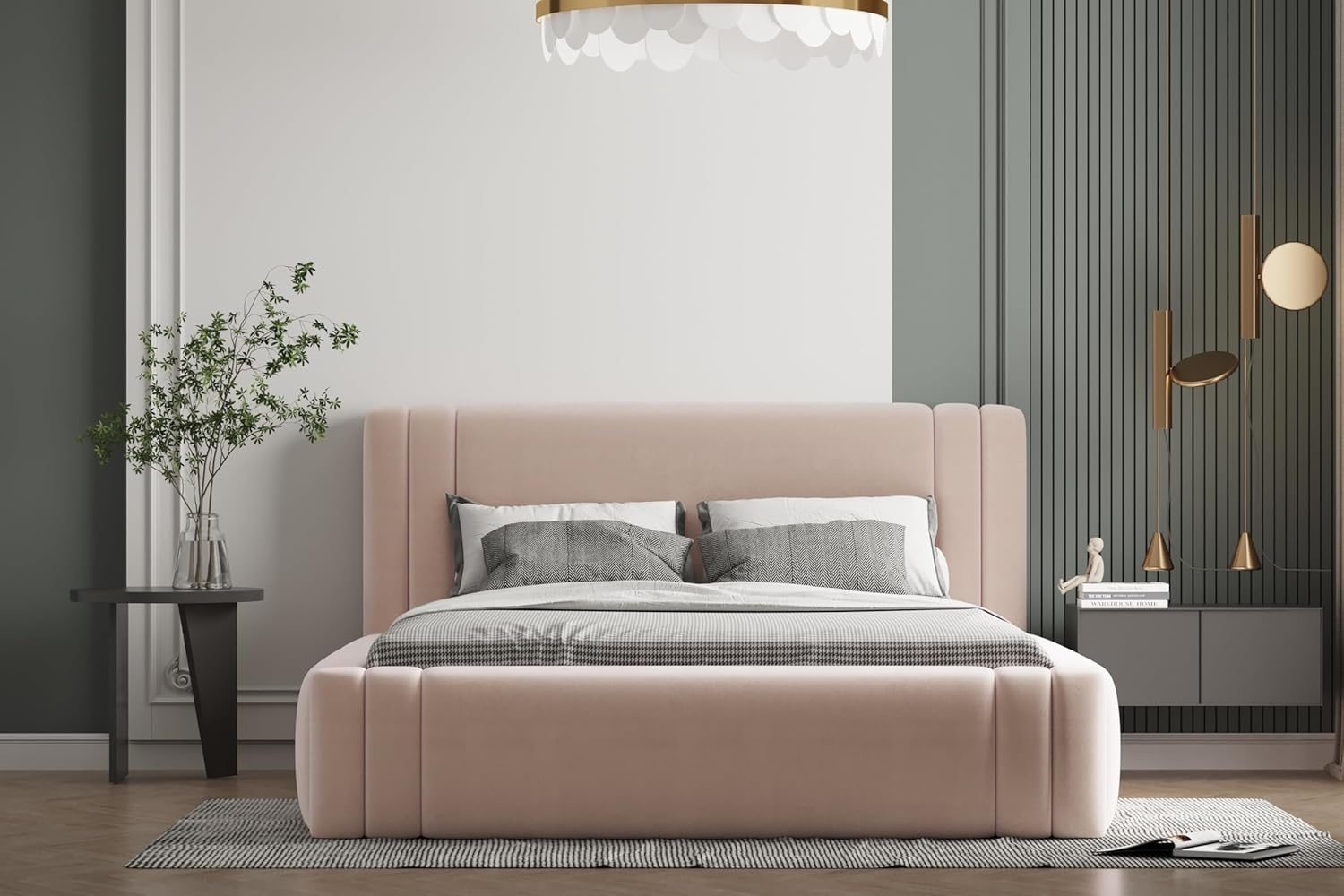 Polsterbett ROLF 160x200 mit Matratze, Bettkasten und Lattenrost. Farbe: VELUTTO 2 Bild 1