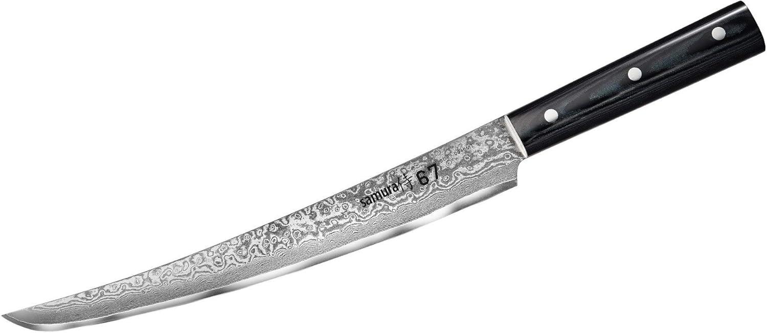 Samura Samura Damascus 67 Tanto-Schneidemesser 230 mm Mikarta SD670046MT Bild 1