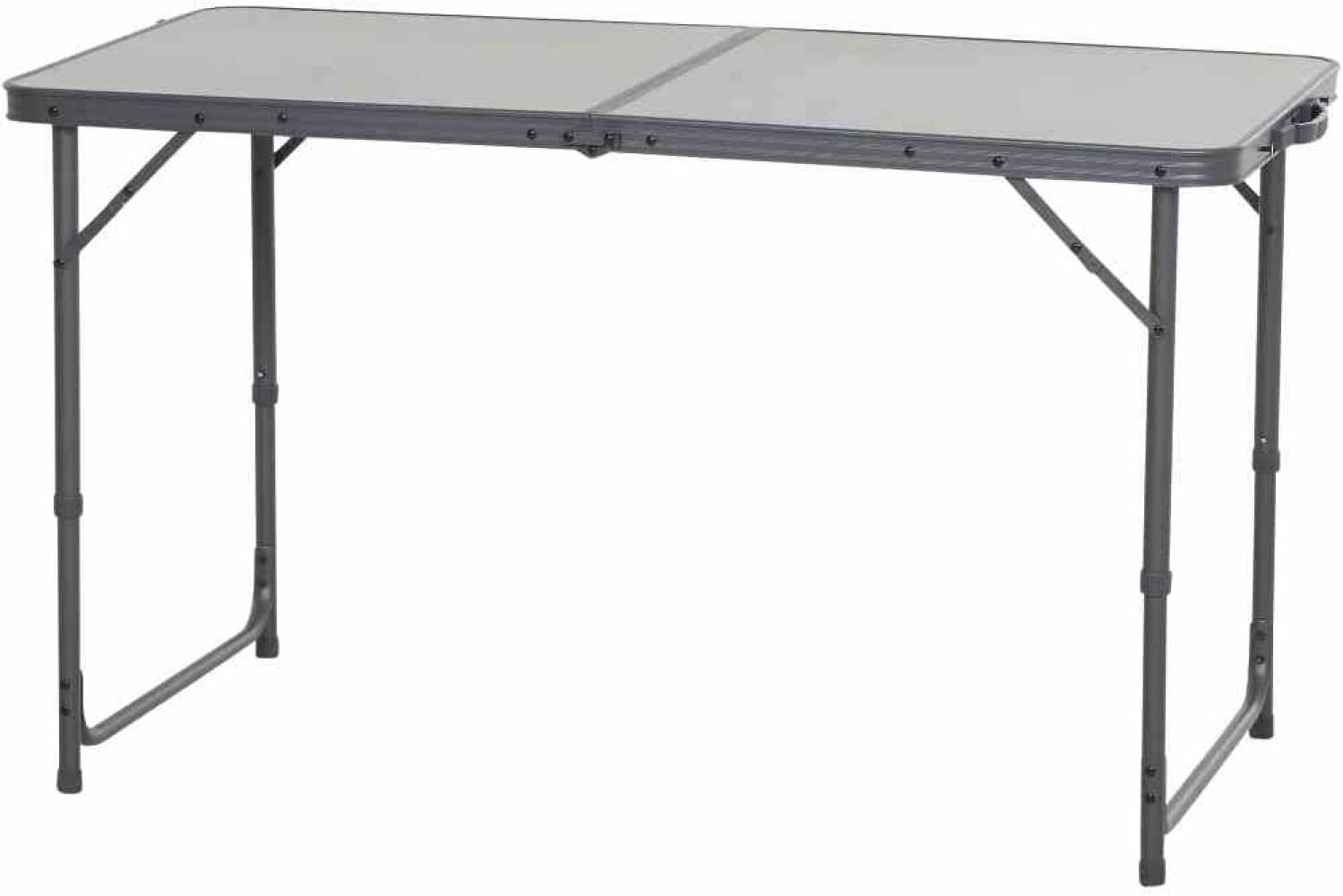 SIENA GARDEN Campingtisch XL Comfort 120x60x70 Stahl/MDF Bild 1