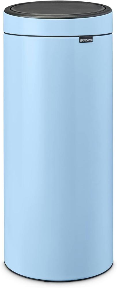 Brabantia Touch Bin, Mülleimer, Abfalleimer, Stahl, Dreamy Blue, 30 L, 202728 Bild 1