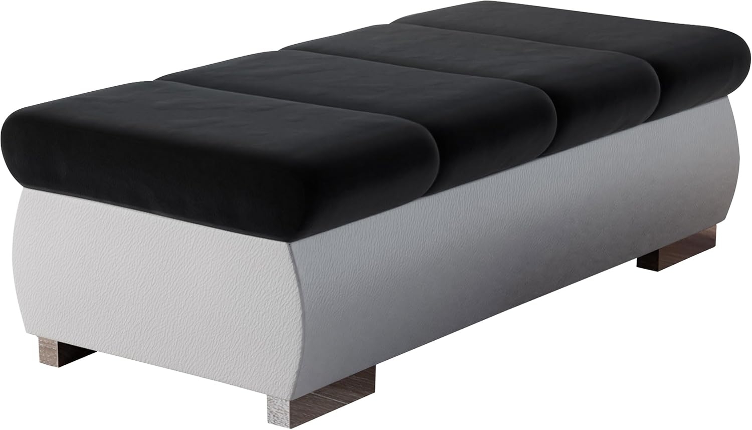 Polsterhocker Bangkok Groß (Farbe: Soft 017 + Magic Velvet 2219) Bild 1