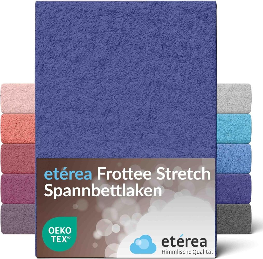 etérea Frottee Spannbettlaken 140x200 - 160x200 cm Marine Bild 1