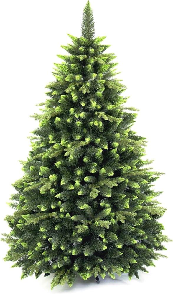 AmeliaHome Künstlicher Weihnachtsbaum Künstlicher Weihnachtsbaum Klaus - täuschend echter Christbaum, Tannenbaum künstlich, mit Ständer, einfacher Aufbau, 120 150 180 220 250 280 cm Bild 1