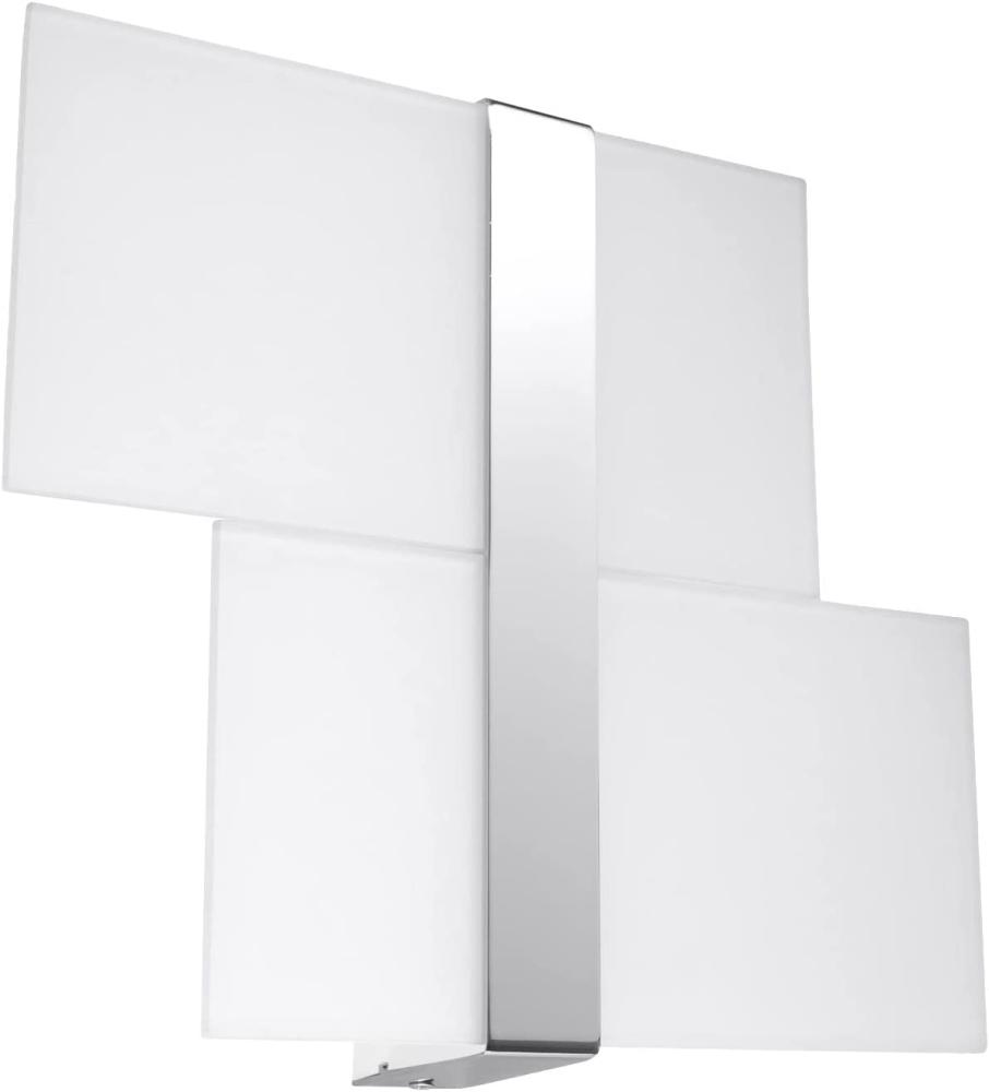 Sollux MASSIMO moderne Wandleuchte weiss, chrom 2-flg. G9 Bild 1