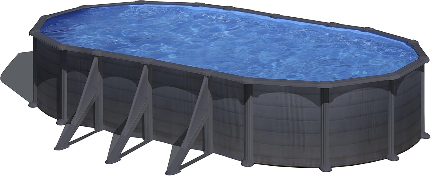 Kea Stahlwandpool Oval 730 x 375 x 120 cm Bild 1