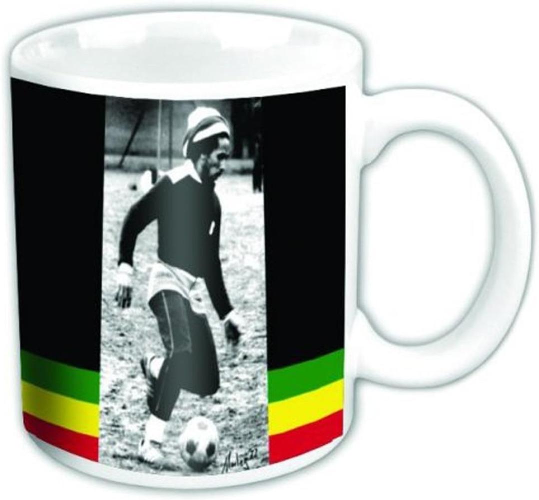 empireposter Bob Marley Soccer Keramik Tasse Mug Becher Ø8,5 H9,5 cm Bild 1