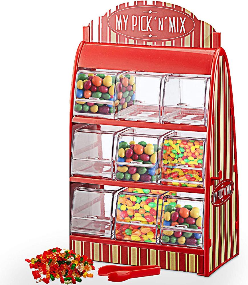 Cepewa Retro Süßigkeitenautomat mit Zange Weingummi Spender 50er Jahre Fruchtgummi Jellybeans Theke Bild 1