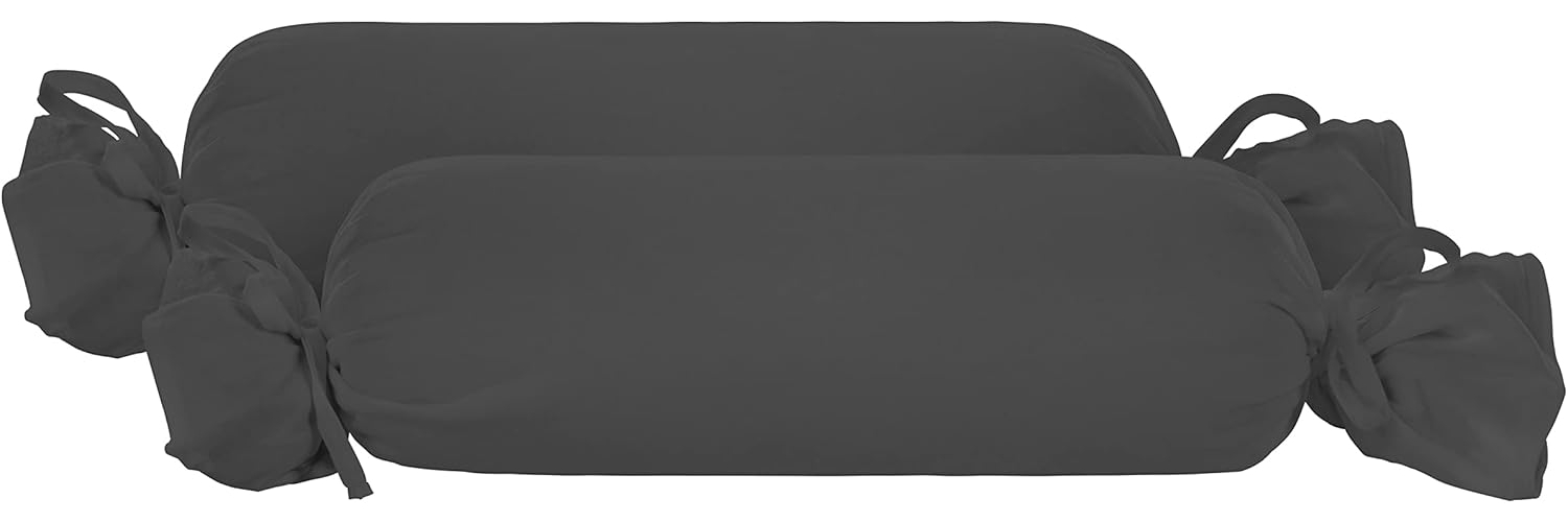 biberna Feinjersey-Kopfkissenbezug, titanium, 15x40 cm Bild 1