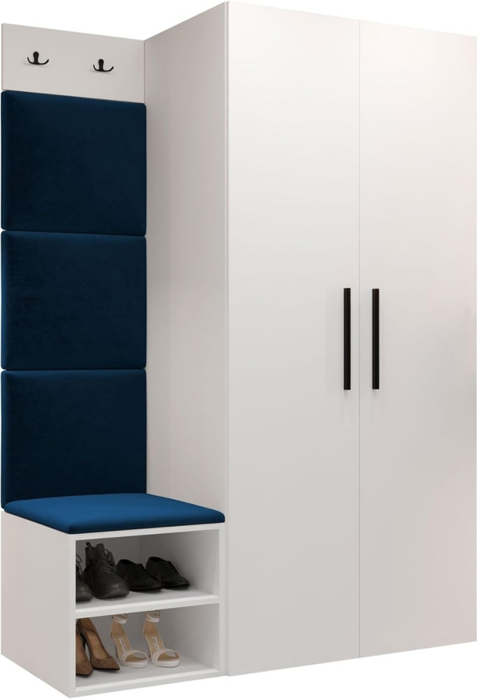 Garderoben-Set Mapreni IV (Farbe: Weiß, Manila 26) Bild 1