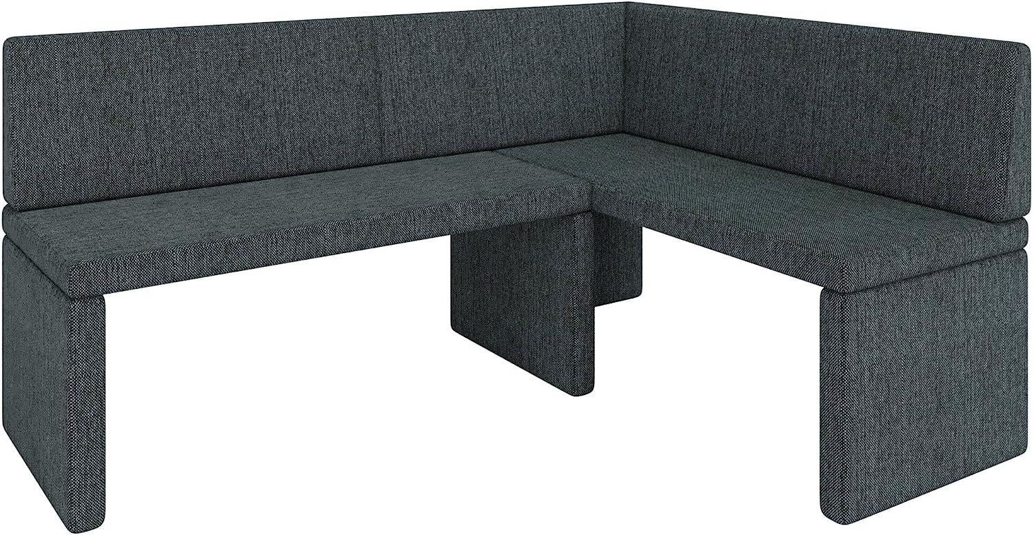 Eckbank Akiko Corner Bench - Eckbankgruppe für Ihrem Esszimmer, Küche modern, Sitzecke, Essecke. Perfekt für Küche, Büro und Rezeption. Solide und Starke Verarbeitung. (INARI 96, 196x142cm rechts) Bild 1