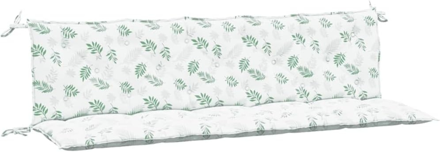 vidaXL Gartenbank-Auflagen 2 Stk. Bluttmuster Oxford-Gewebe 361731 Bild 1