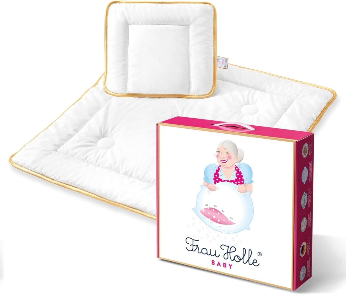 Frau Holle Babywolle Set, Füllung: 100% Schurwolle|80x80 cm + 40x35 cm Bild 1