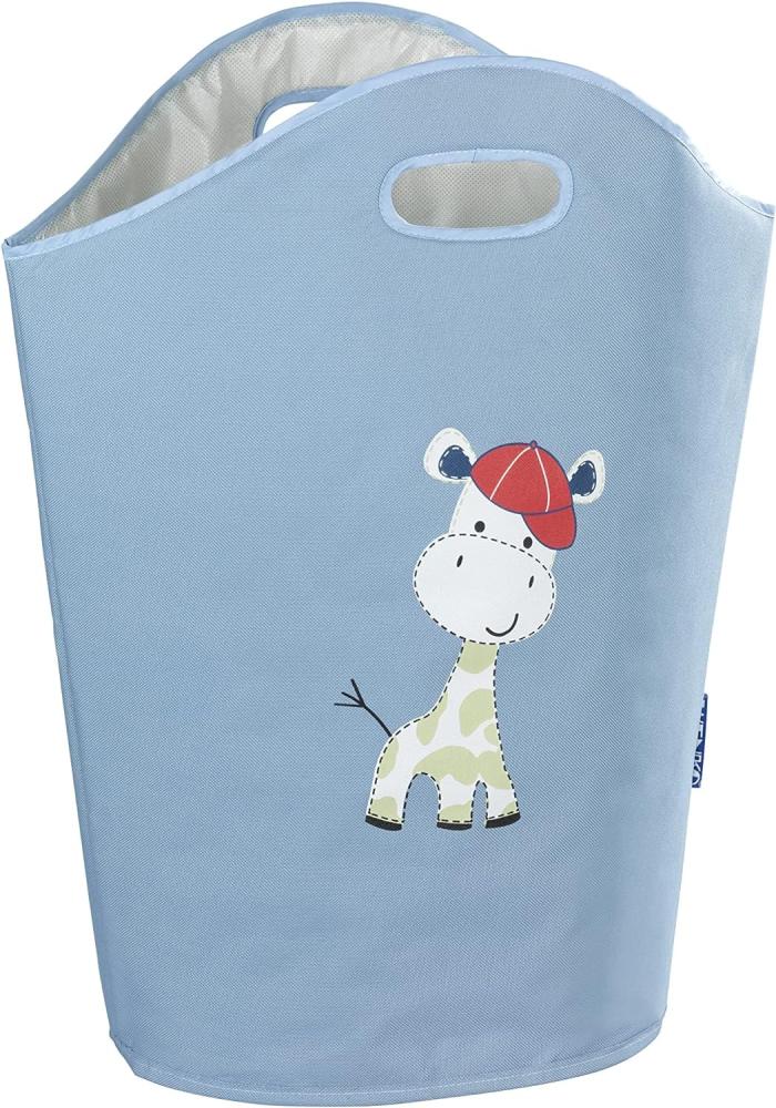 Wenko Wäschesammler Kids Gerry 24 l, blau, beige Bild 1