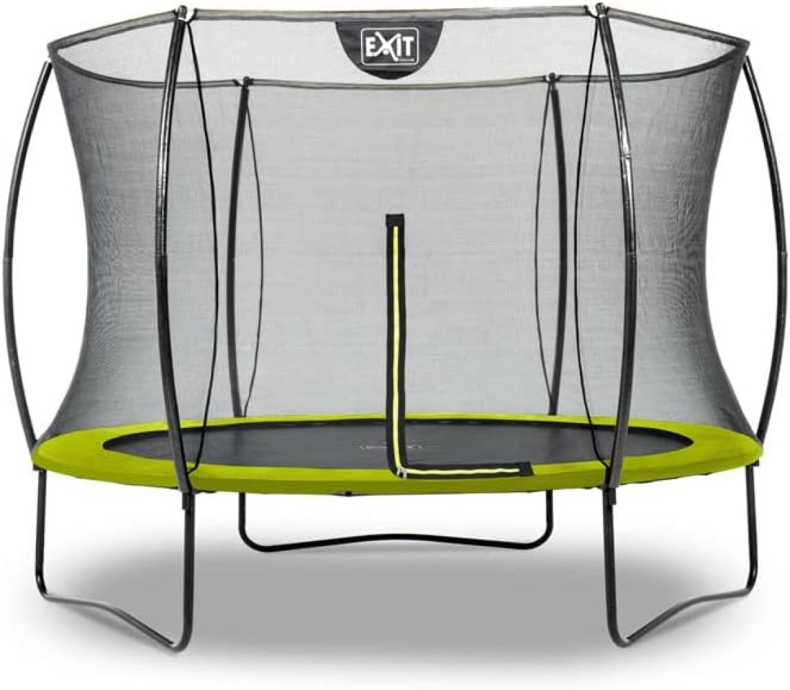 Exit Stahl Trampolin Silhouette | Grün | Ø 244 cm Bild 1