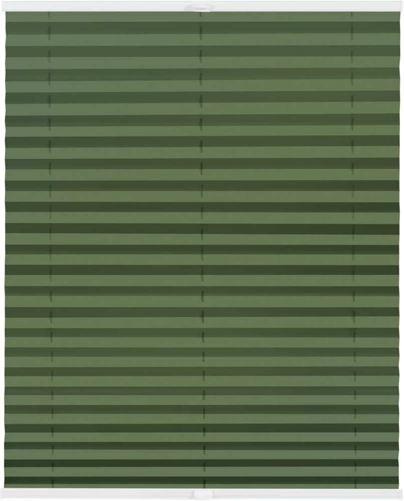Lichtblick Sonnenschutzsysteme GmbH Thermo-Plissee Ljungby 50 cm x 130 cm (BxL) Oliv Tageslicht mit Hitzeschutz; einfache Installation mit Klemmträgern; verspannt Bild 1
