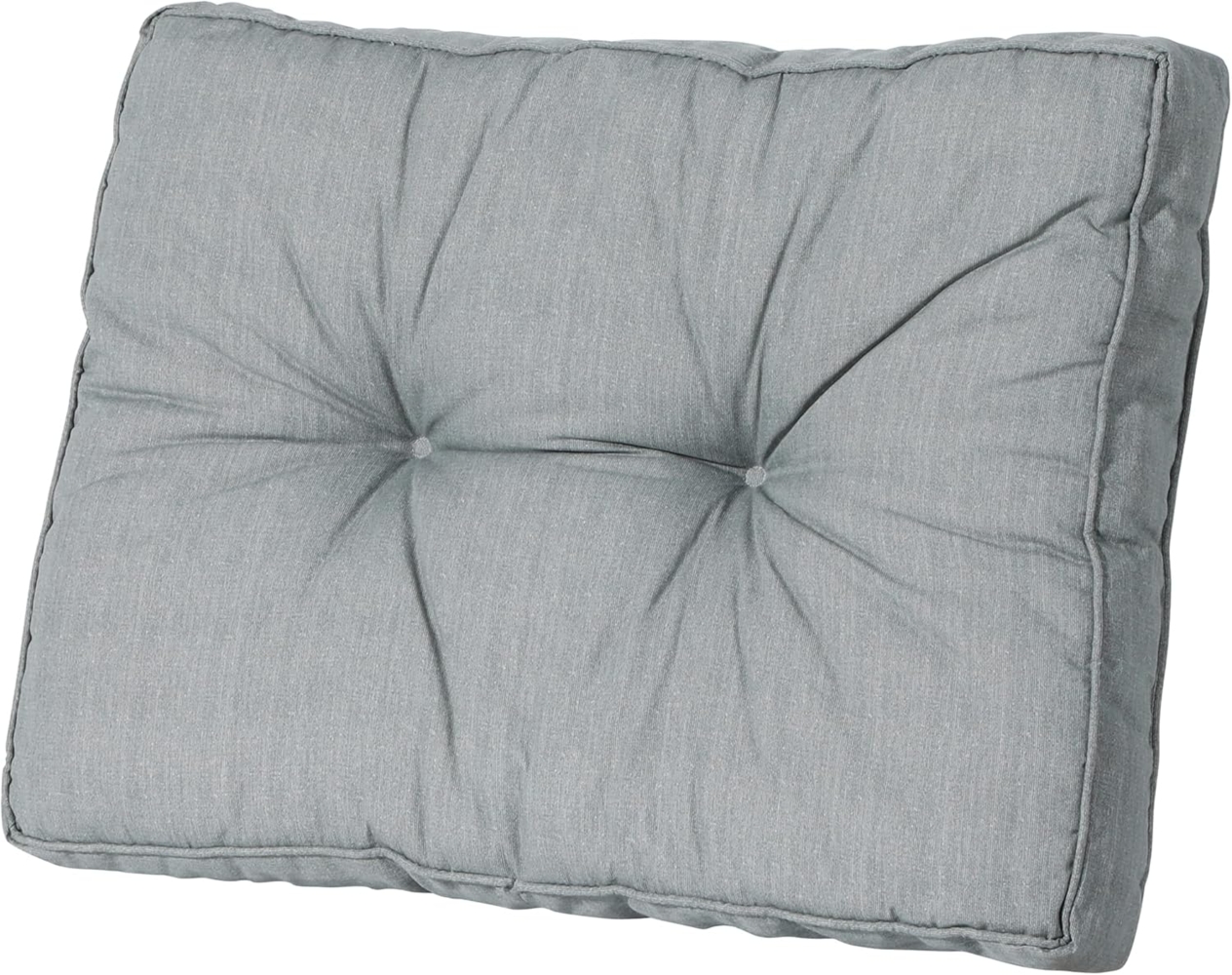 MADISON Auflage Basic Rückenkissen 40 x 60 x 12 cm passend für Euro-Palette grau Bild 1