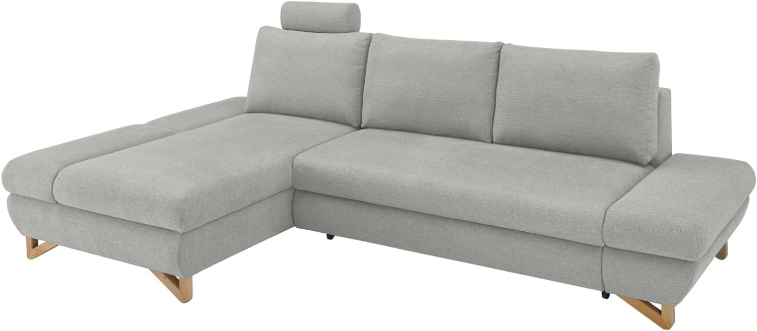 Ecksofa Skalm in grau mit Bettfunktion 284 cm Bild 1