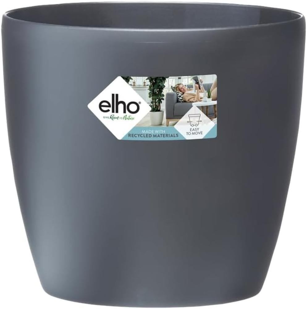 Elho Brussels Rund Rollen 47 - Blumentopf - Anthrazit - Drinnen - Ø 47 x H 43 cm Bild 1