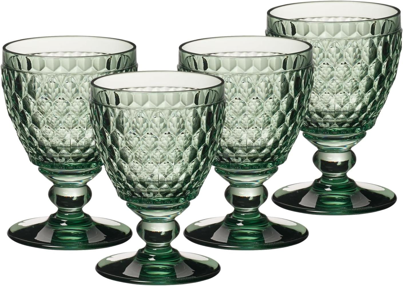 Villeroy & Boch Vorteilset 4 Stück Boston coloured Weissweinglas green Kristallglas grün 1173090032 Bild 1