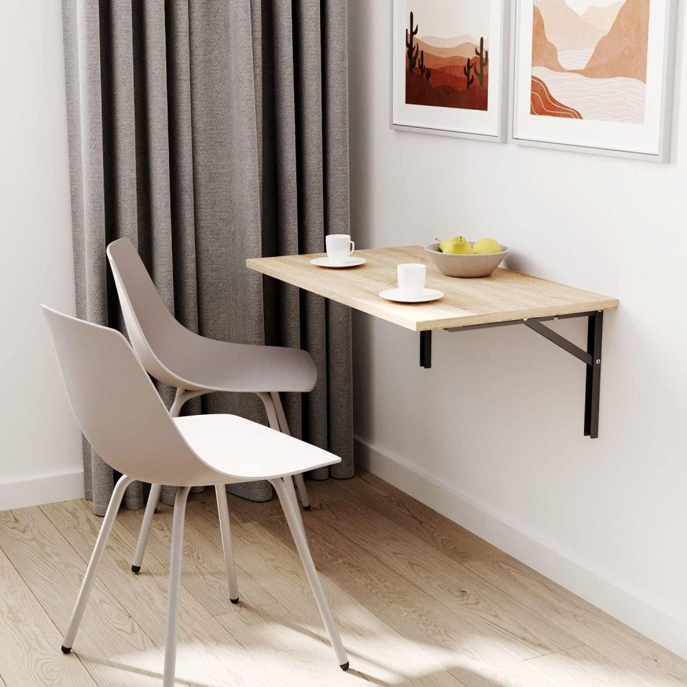 mikon 90x40 | Wandklapptisch Klapptisch Wandtisch Küchentisch Schreibtisch Kindertisch | Sonoma Bild 1
