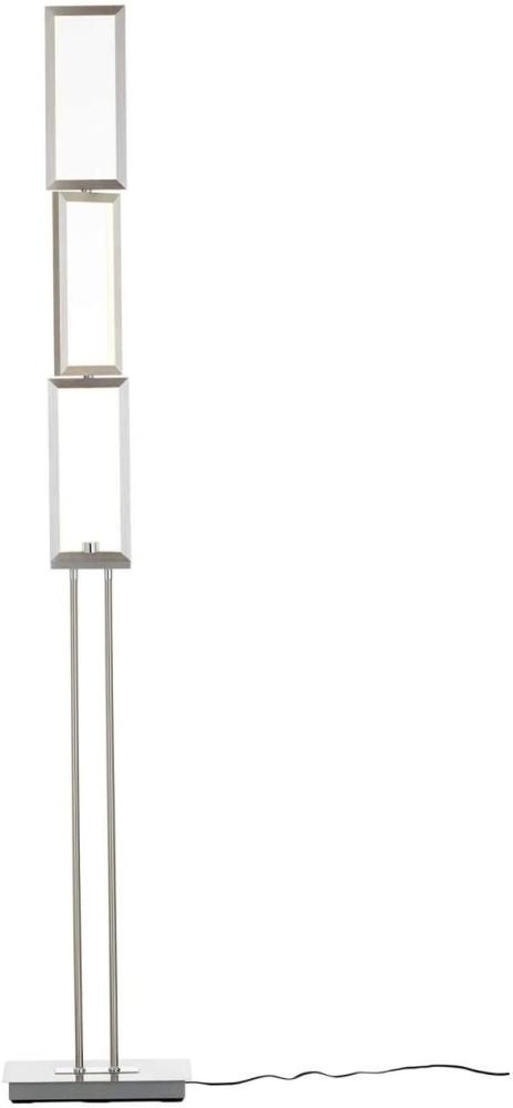 Standleuchte Tunar, LED Lampe, silber, 157 x 15 x 27 cm Bild 1