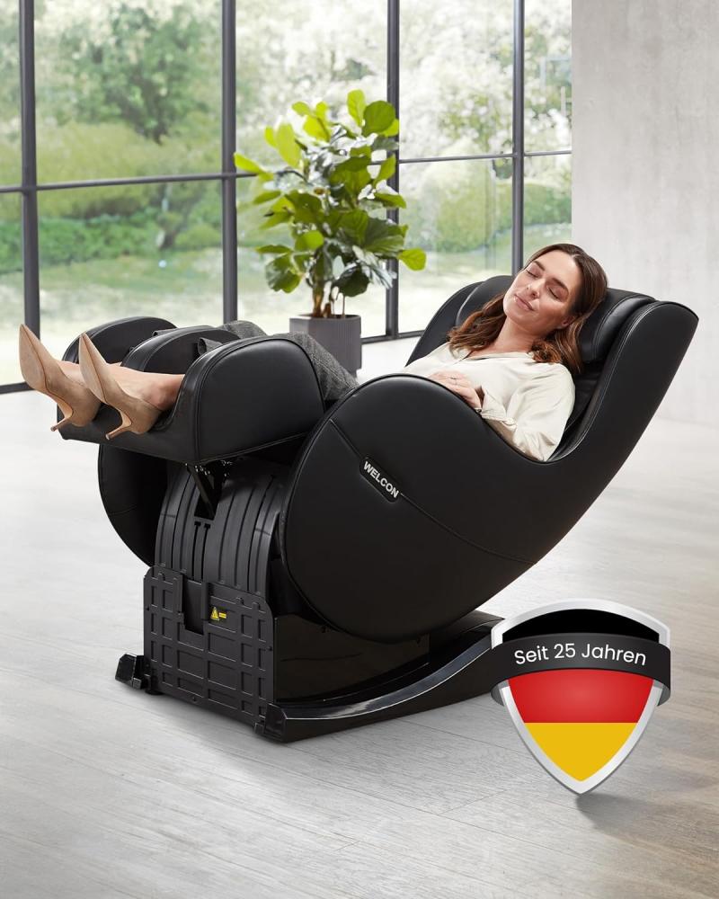 'Easyrelaxx' Massagesessel in Schwarz Bild 1