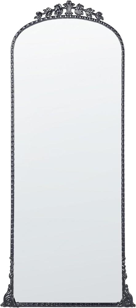Wandspiegel LIVRY 51 cm 114 cm Metall Schwarz Bild 1