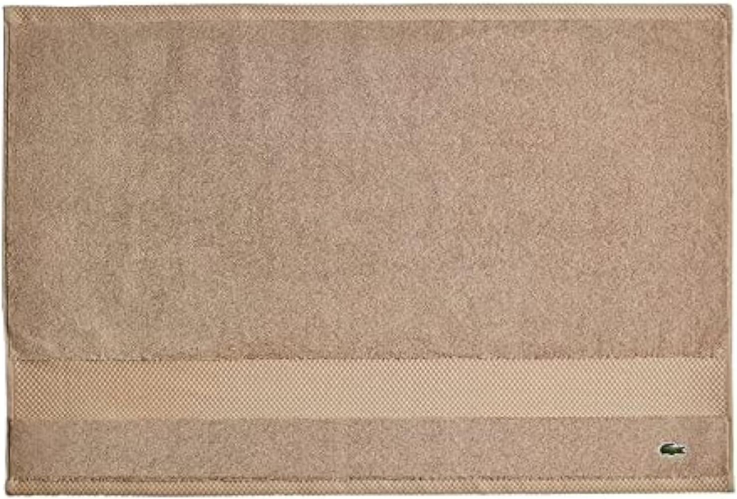 Lacoste Heritage Supima Badematte, Baumwolle, 53,3x78,7 cm, Sandfarben Bild 1