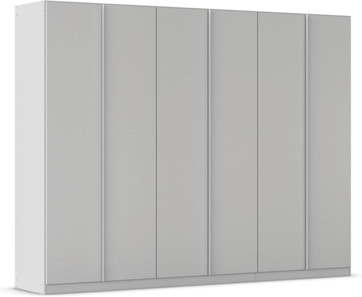 Kleiderschrank MONOSTAR seidengrau 6 Türen mit Zubehör Bild 1