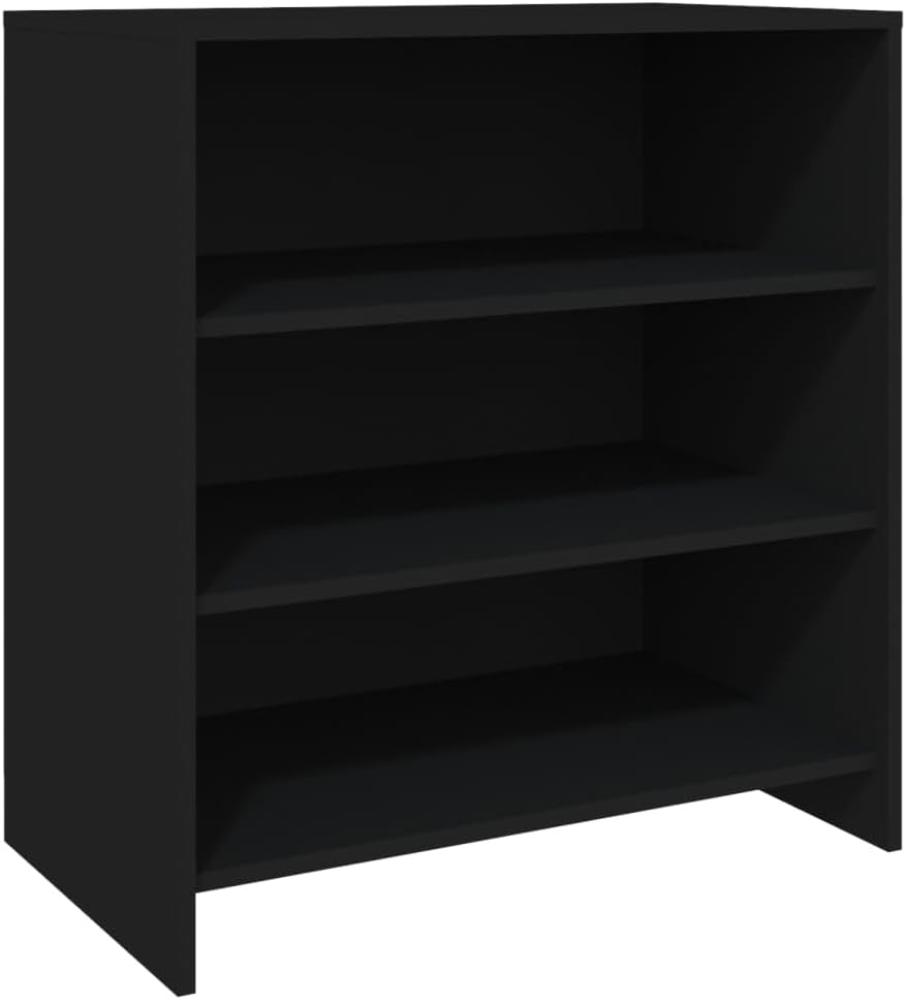 Sideboard Schwarz 70 x 40,5 x 75 cm Holzwerkstoff Bild 1