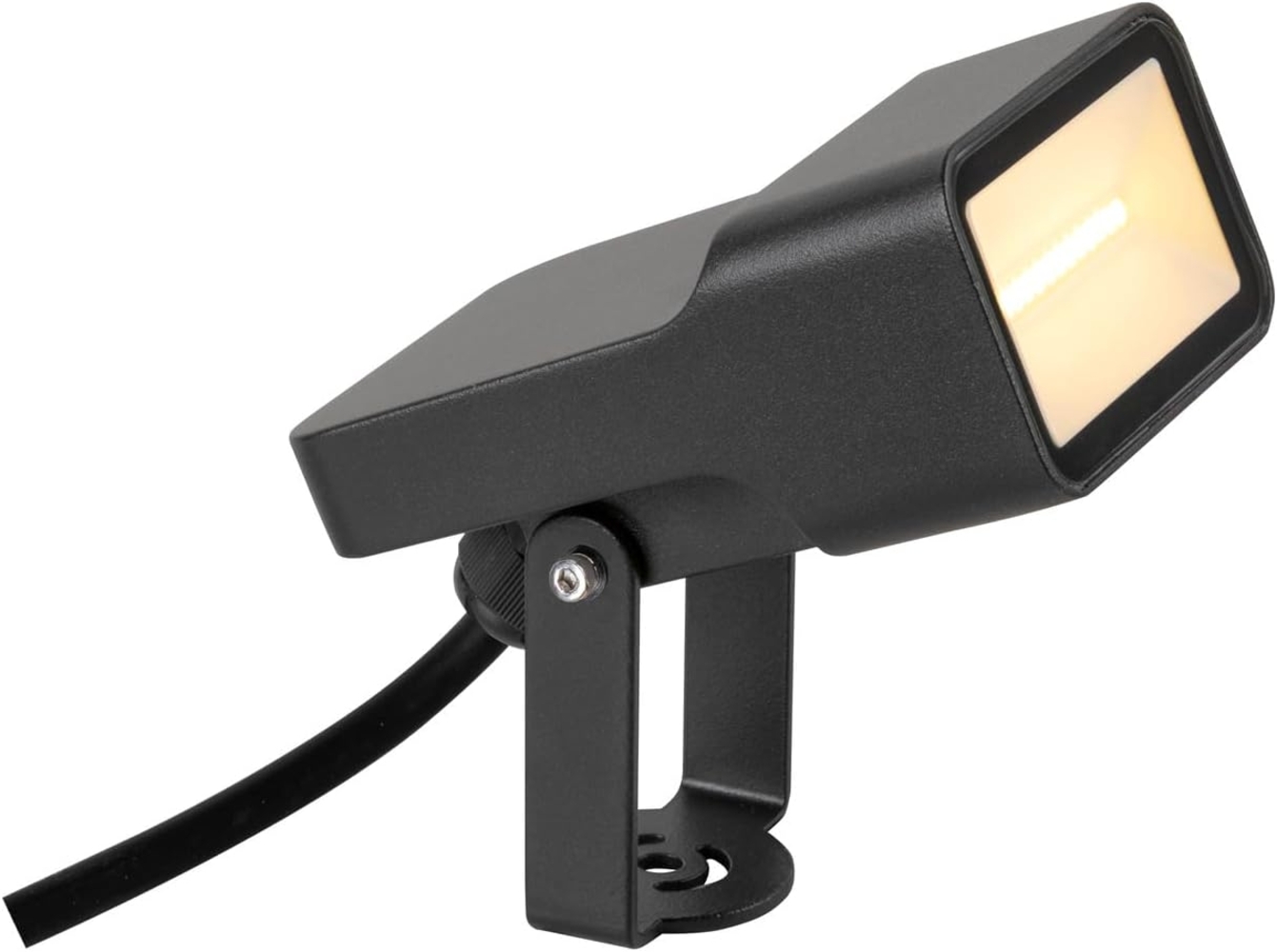 SLV SYNA WIDE, Erdspiessleuchte, 3000 K, 115°, IP65, eckig, schwarz - Strahler (Outdoor) Bild 1