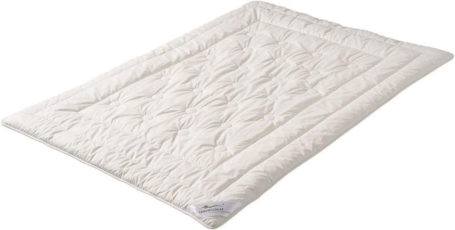 Traumschlaf Merino Zirbendecke leicht, Füllung: 100% Schurwolle mit Zirbenholzspänen|240x220 cm Bild 1