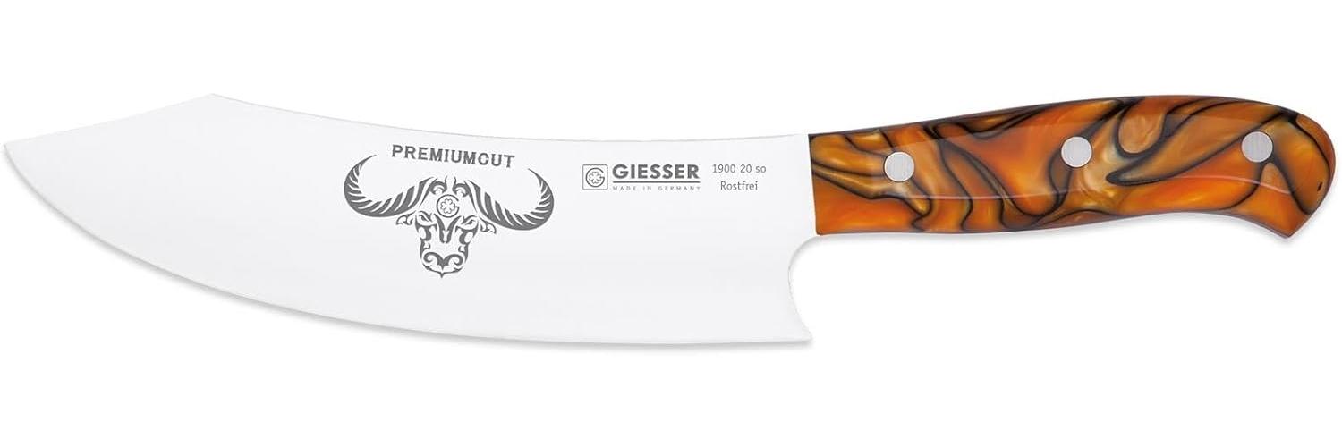 GIESSER Premiumcut Chefs-Messer, Klingenlänge: 200 mm Spicy Orange Bild 1