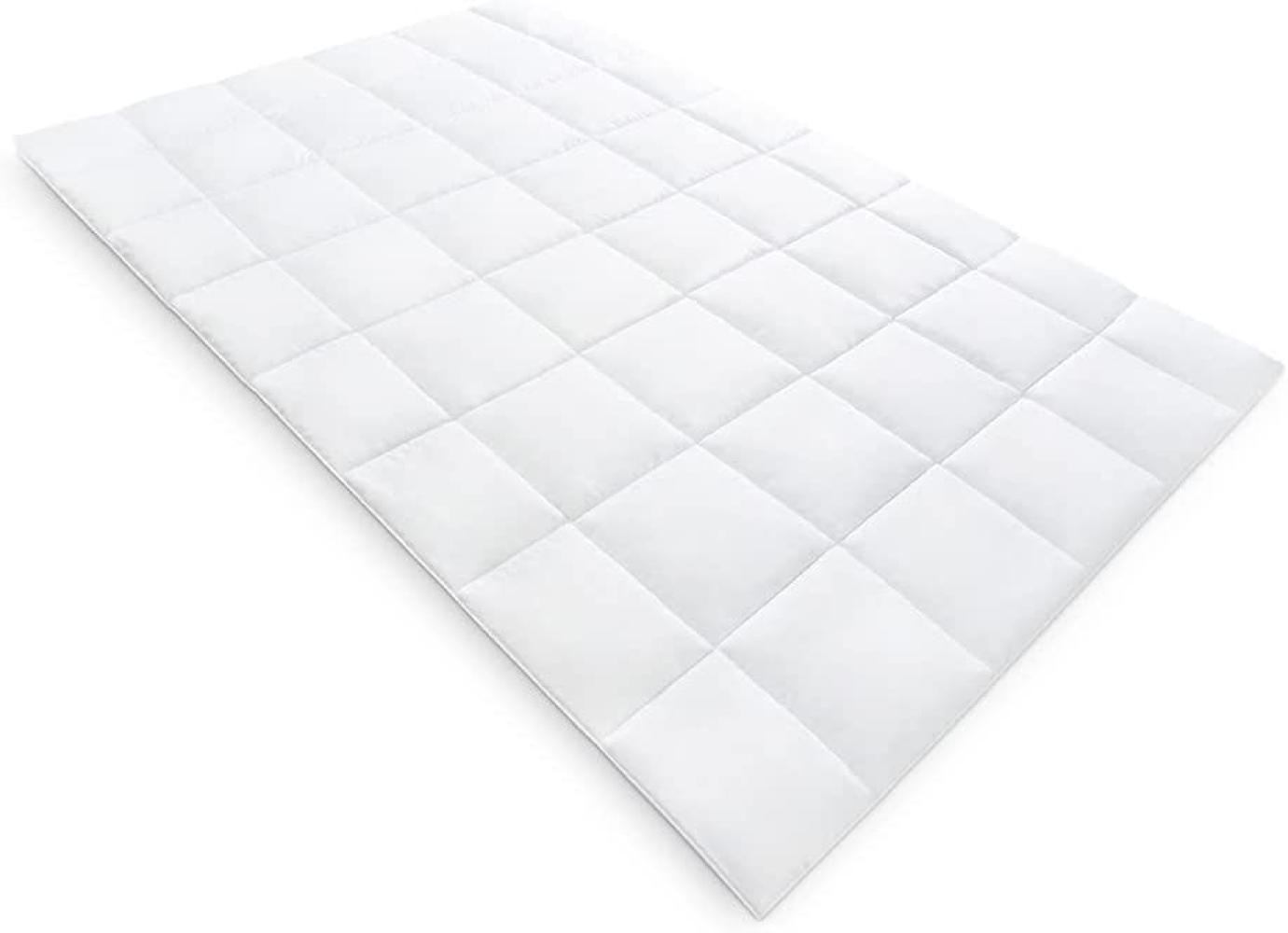 Warme Bettdecke für den Winter - Winterbettdecke mit Hohlfaserfüllung - Steppdecke - Öko-Tex zertifizierte Decke - waschbar, allergikergeeignet - Bettdecke 200x220 Bild 1