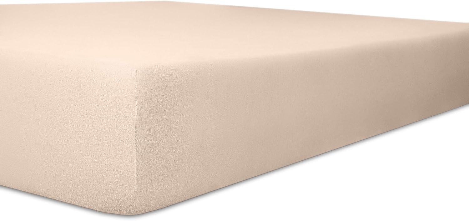 Kneer Qualität 93 Exclusive-Stretch Spannbetttuch, 120x200-130x220, 41 zartrose Bild 1