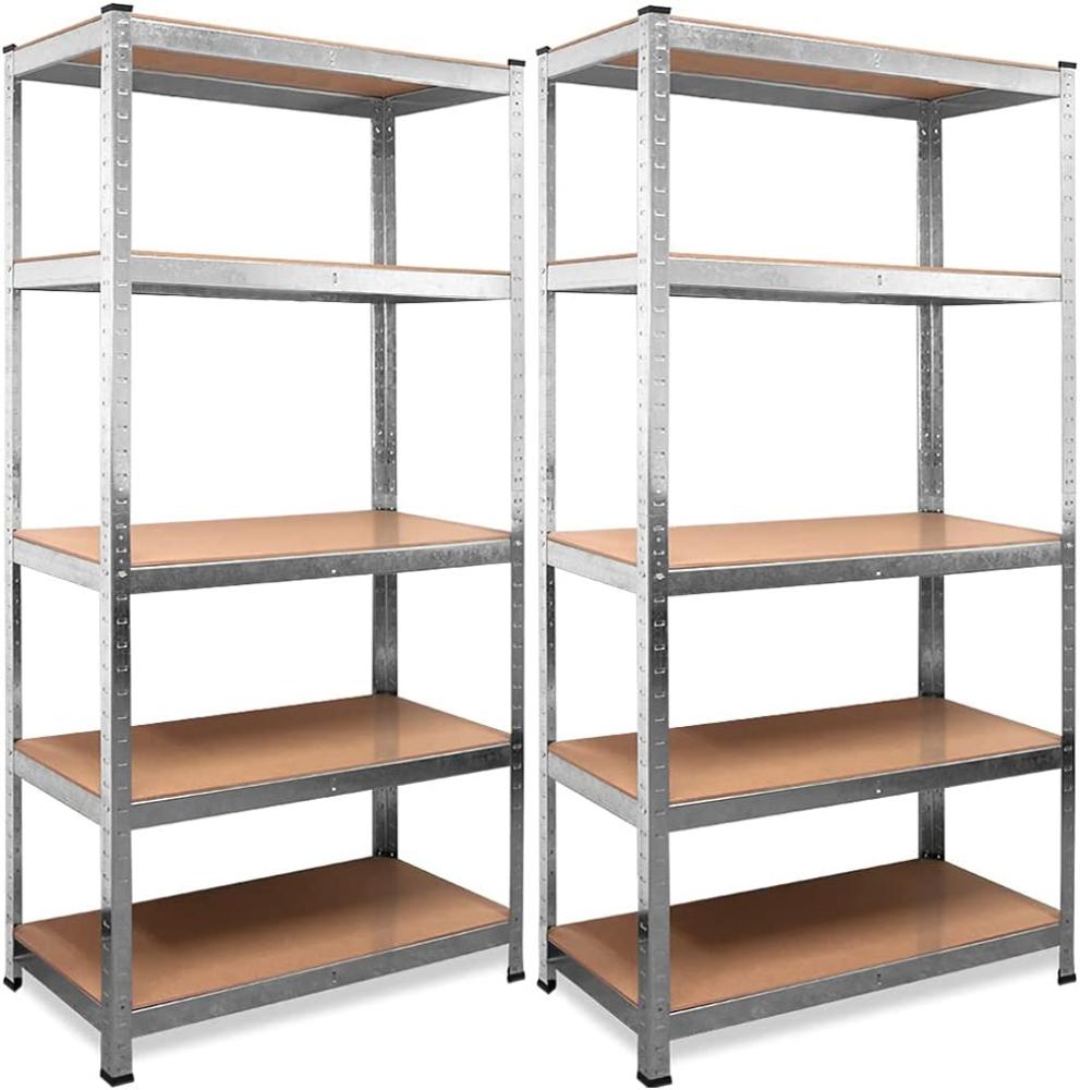 Deuba Schwerlastregal 70kg, 5 Lagen - Doppelpack Bild 1