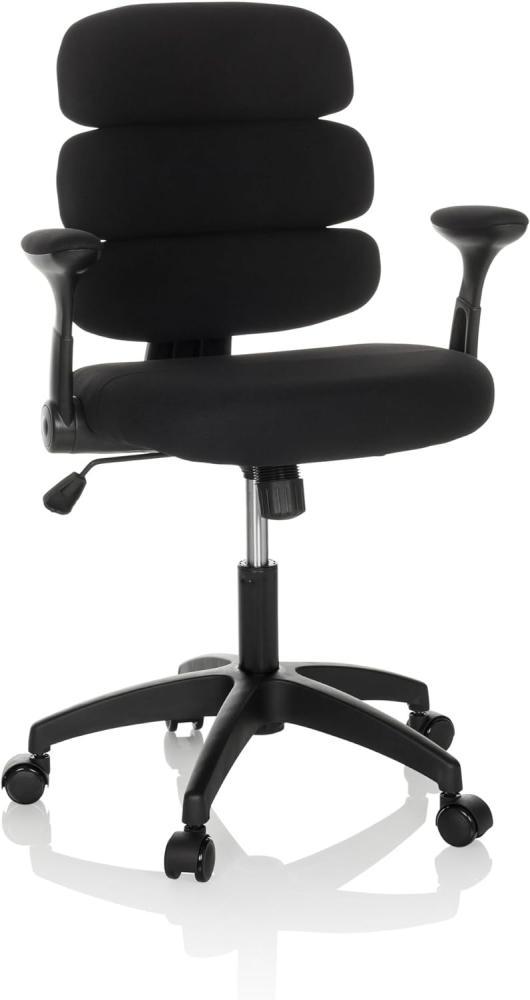 hjh OFFICE Kinderdrehstuhl Kid ERGOLINO B Drehstuhl mit ergonomischer Rückenlehne, Schwarz, 736432 Bild 1