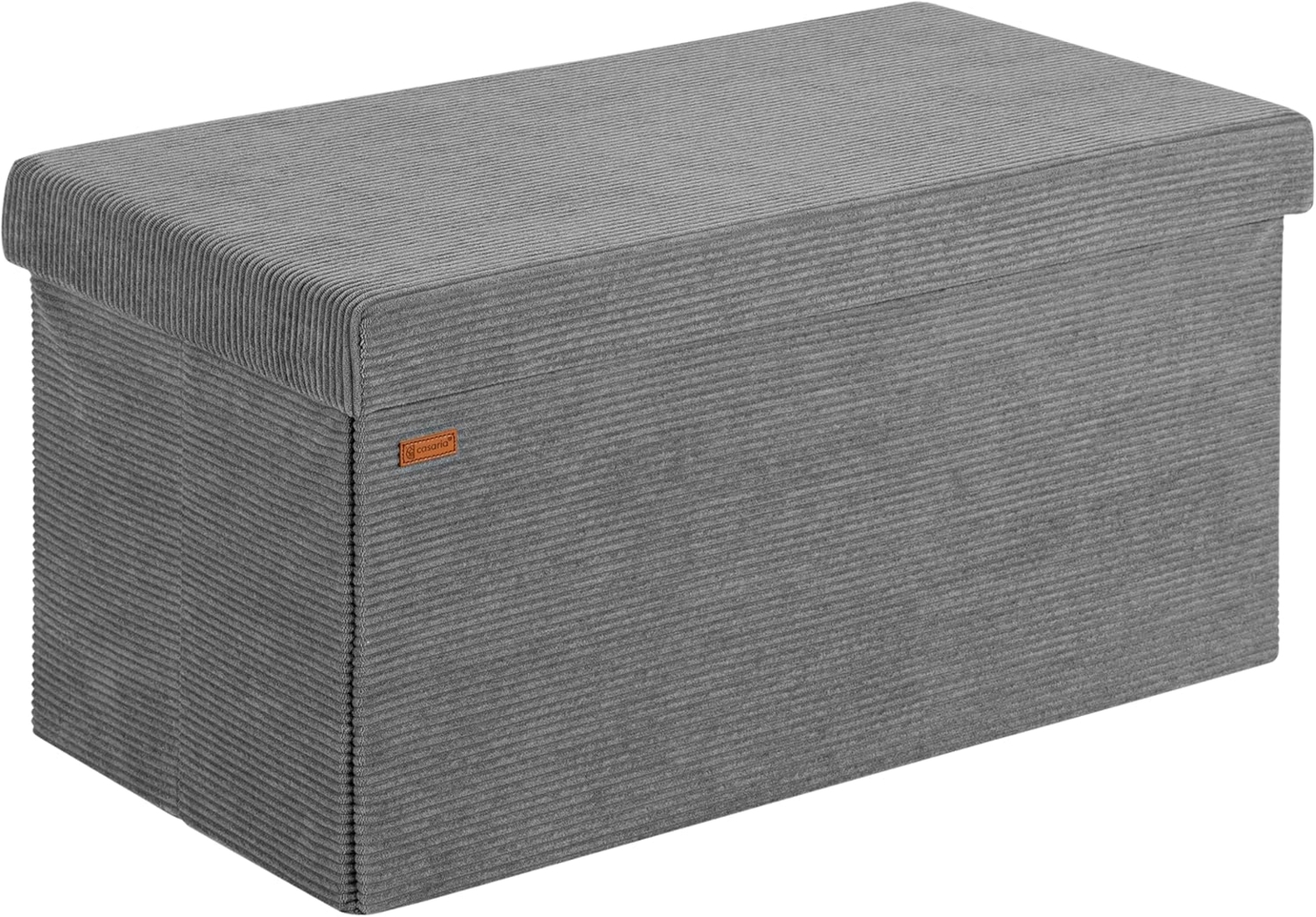 Casaria Sitzbank, Cord Anthrazit Faltbar inkl. Boxen 76cm 300kg Belastbarkeit Wohnzimmer Bild 1