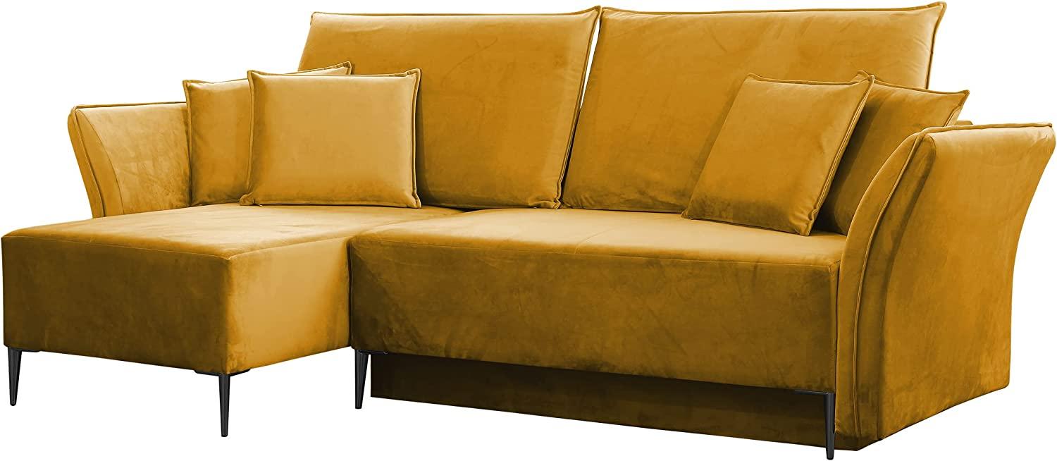 Ecksofa Mokoli (Farbe: Tiffany 08, Füße: Schwarz) Bild 1