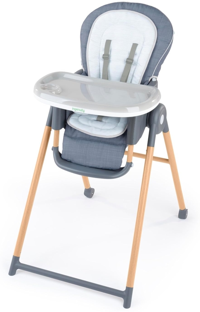 ingenuity Hochstuhl Proper Positioner™ 7-in-1 Deluxe High Chair - Chambray Bild 1