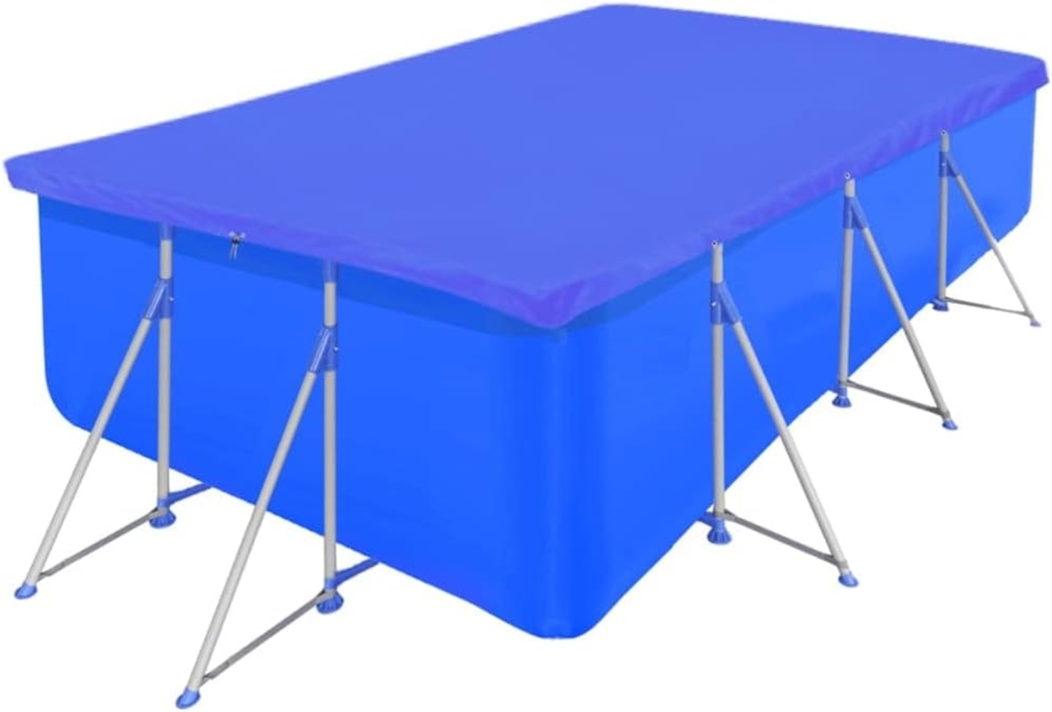 vidaXL Poolabdeckung PE Rechteckig 90 g/qm 540 x 270 x 10 cm 90592 Bild 1