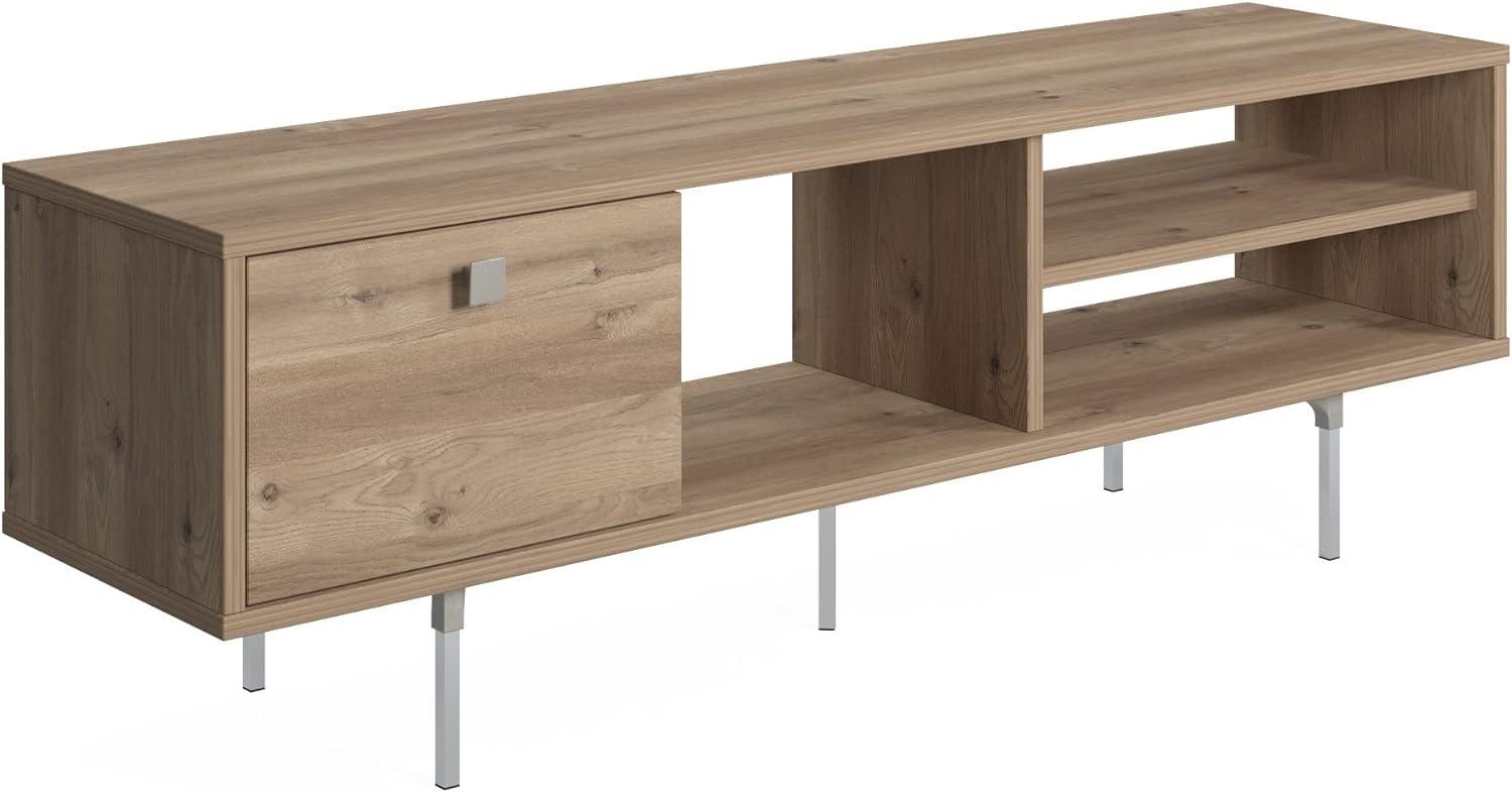 Amazon-Marke - TV-Ständer Movian Mika, Lowboard-Schrank, Mittel, Eiche,140 x 35 x 45 cm Bild 1