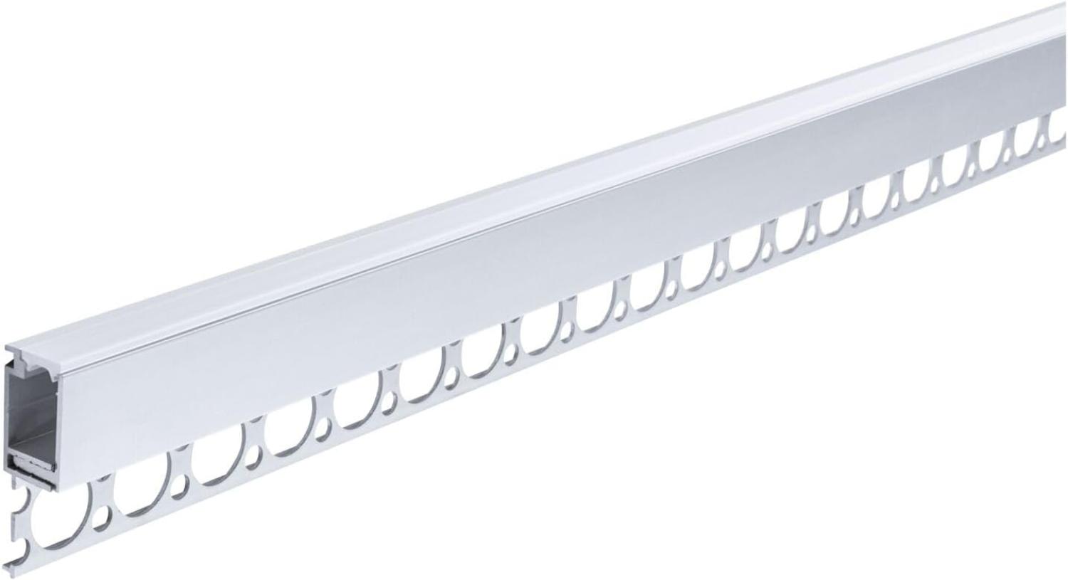 Paulmann 78404 LumiTiles LED Strip Einbauprofil Top 1m Alu eloxiert Satin Bild 1