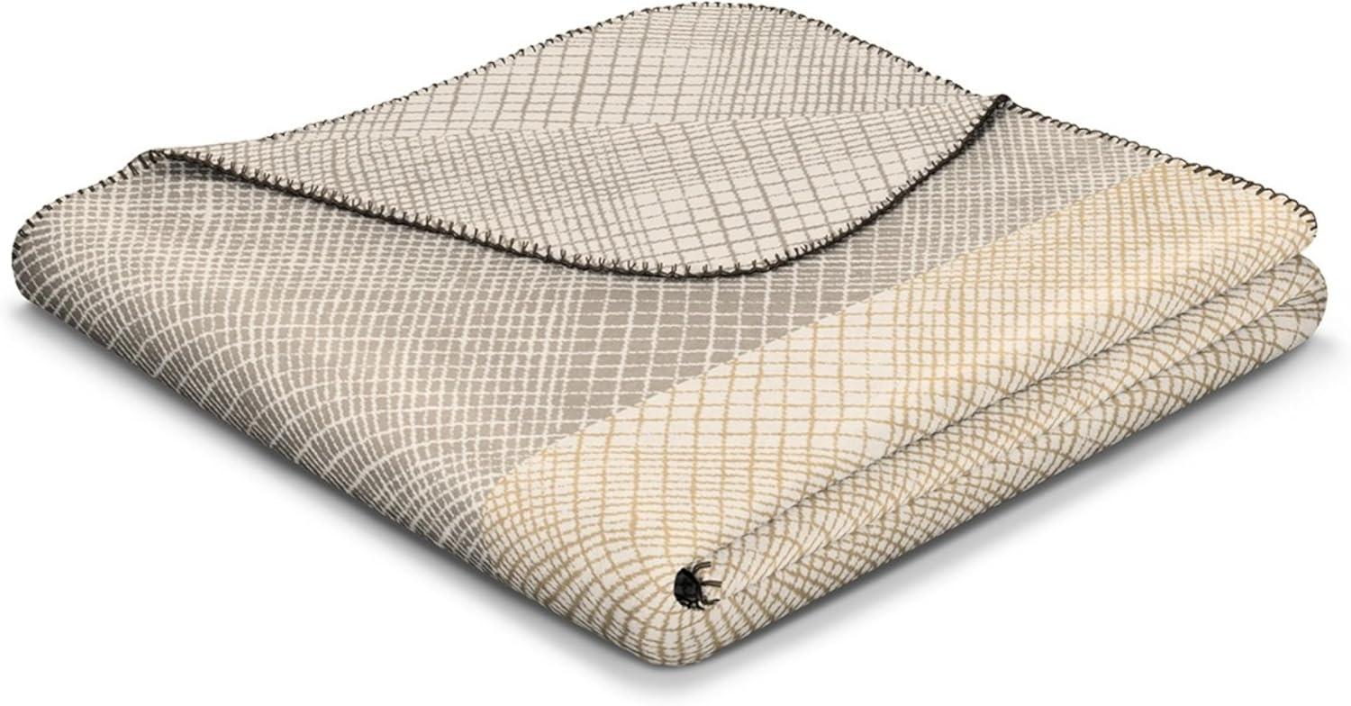 Biederlack Wohndecke Crossbred Größe 150x200 cm Karo Plaid Bild 1