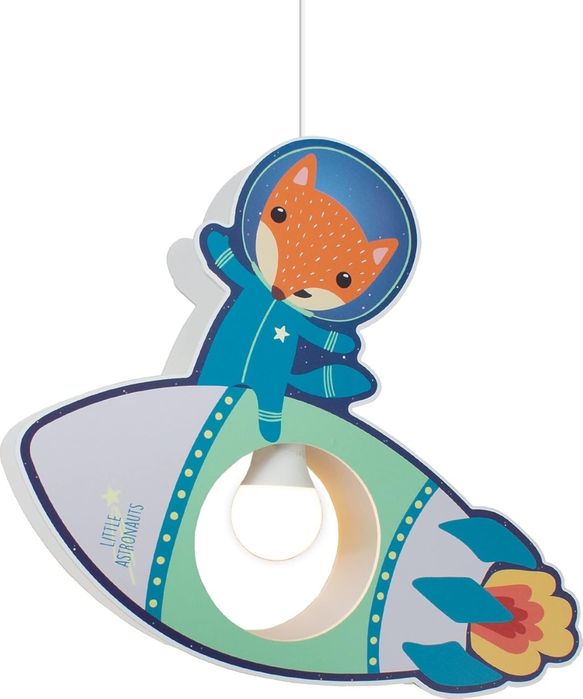 Elobra No. 137987 Pendelleuchte Little Astronauts Rakete 1-flammig Blau Bild 1