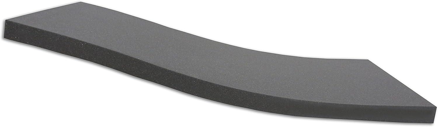 Dibapur ® BLACK: (60 x 200 x 14 cm) Orthopädische Kaltschaummatratze / Akustikschaumstoff - H2 - Ohne Bezug - Germany Bild 1