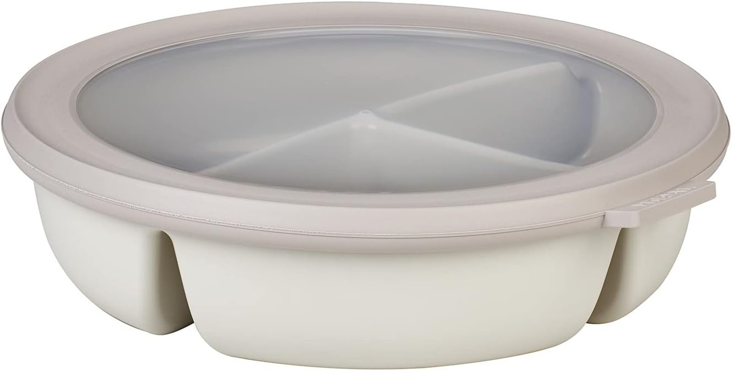 Mepal Cirquala Bento Bowl Nordic White Dose rund mit Unterteilung Bild 1