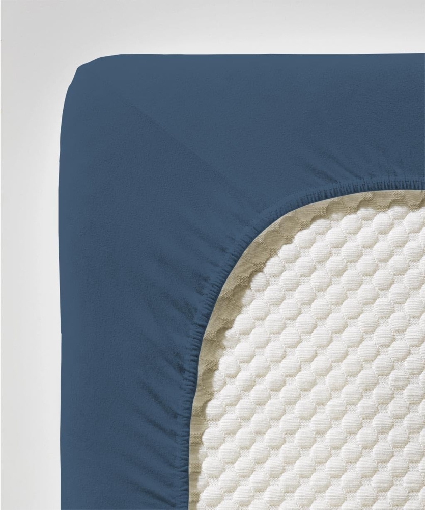 fleuresse Spannbettlaken Comfort, Jersey-Elasthan, Gummizug: rundum, (1 Stück), langlebig & bügelfrei,Perfekte Passform durch POWER-STRETCH Bild 1